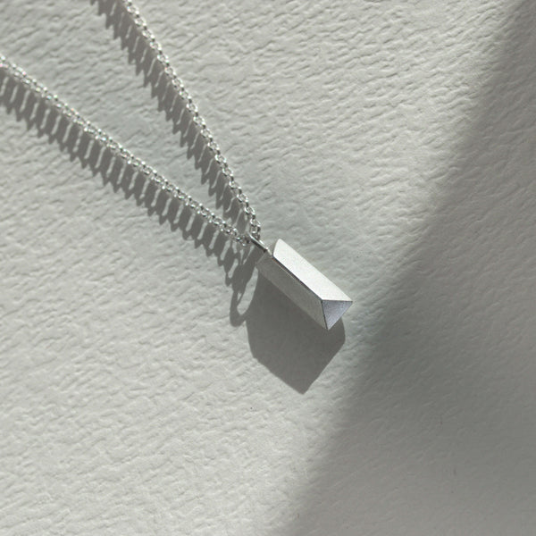 Òr Drop Pendant Necklace -Recycled Silver