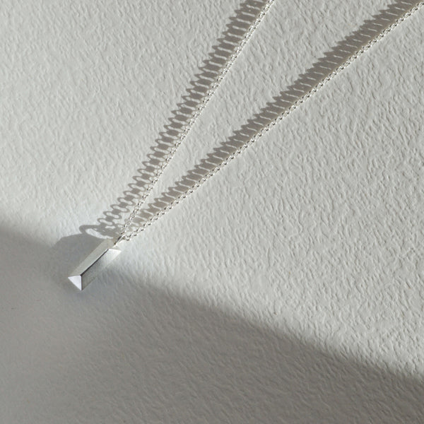 Òr Drop Pendant Necklace -Recycled Silver