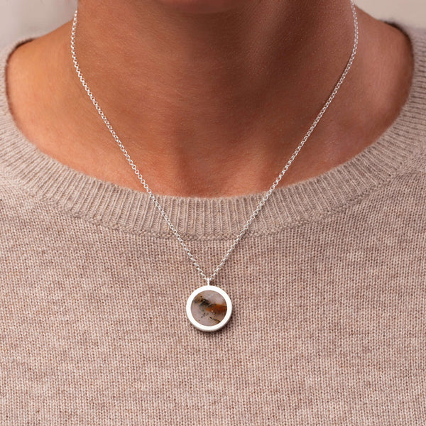 The Ghrian Pendant Necklace - Recycled Silver
